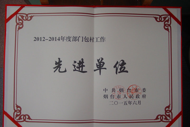 全身包村工作先进单位